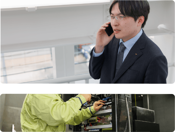 安全自動車の仕事の様子３